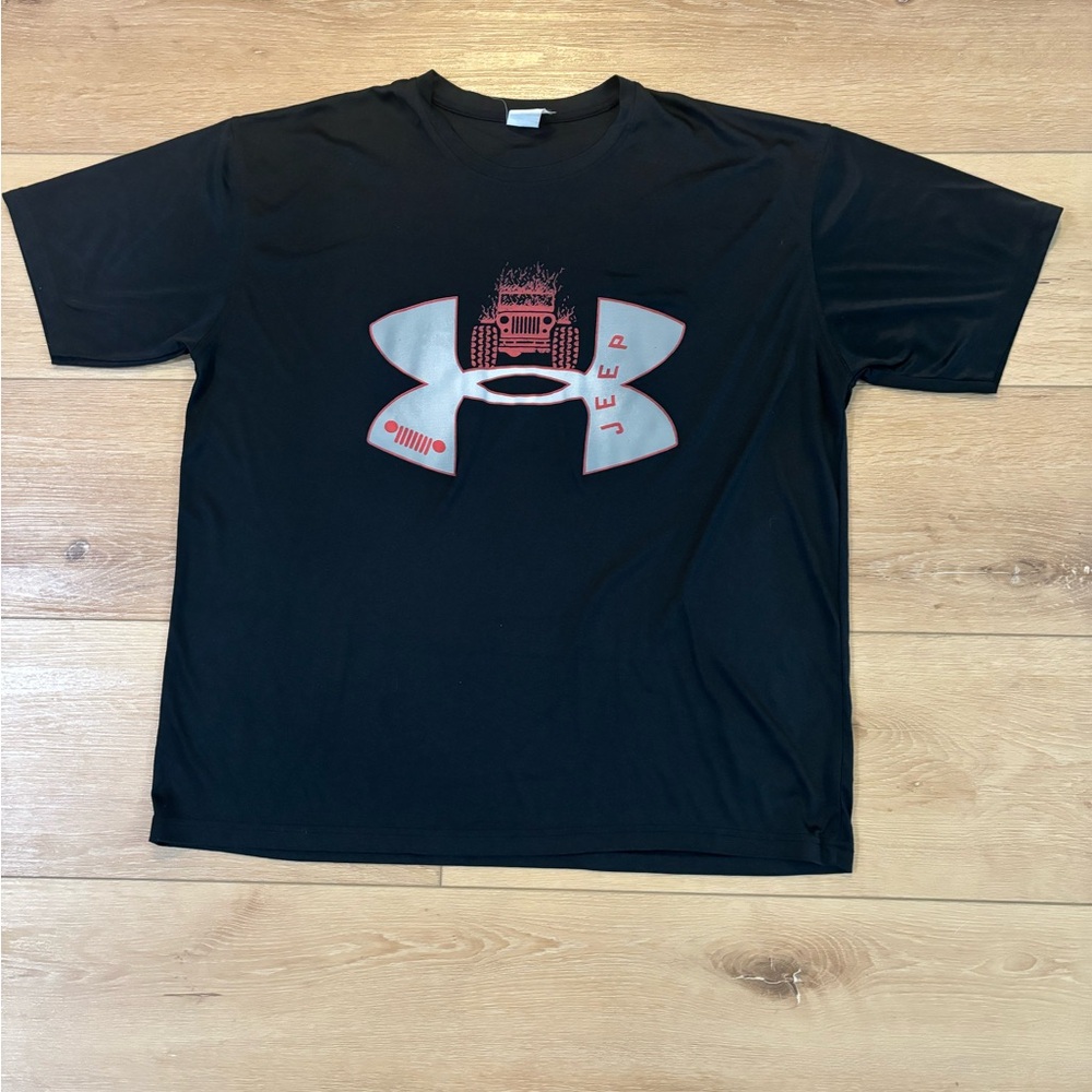 Under Armour Men’s Black Jeep Logo XL Shirt